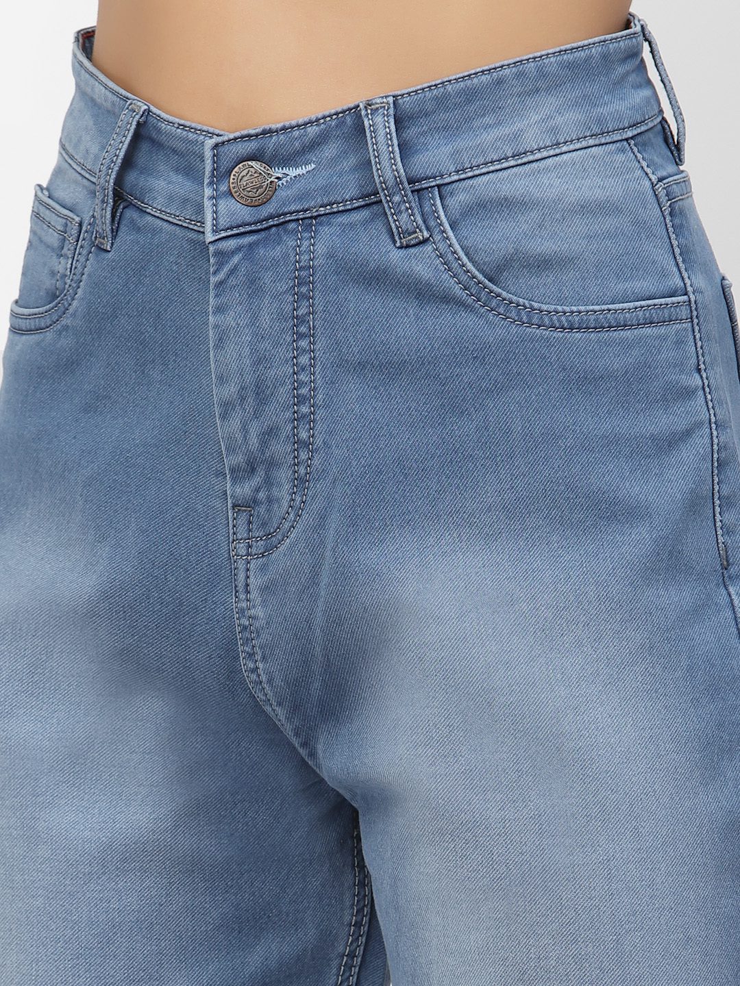 Flawless Women Mom Fit Denim Depant Jeans - Image 5