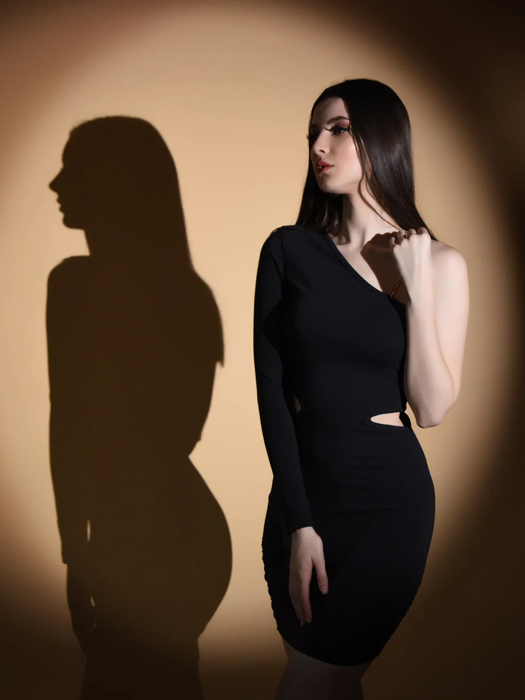 Flawless Women Solid Black Party Dress | BRITNY - Image 6