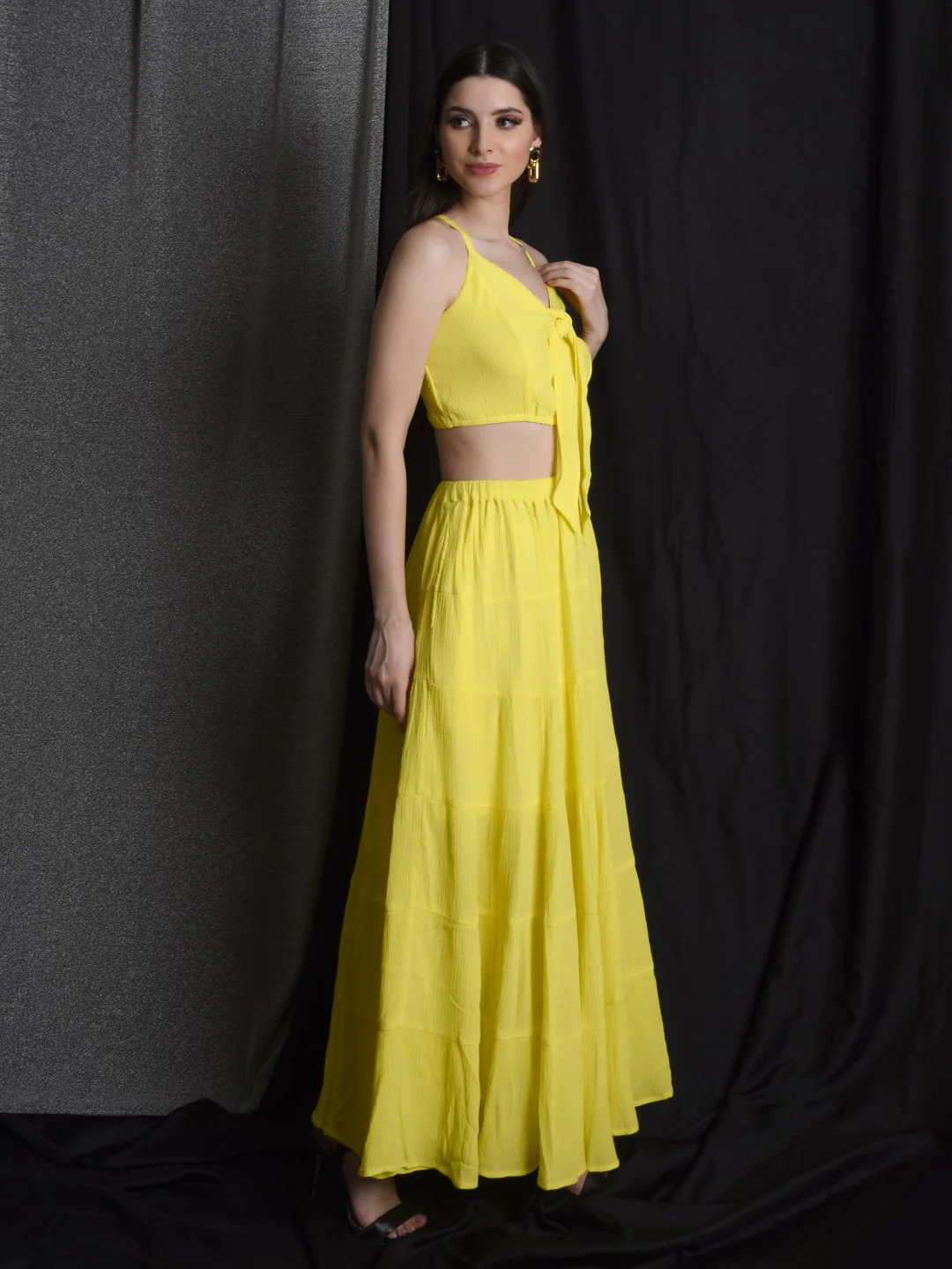 Flawless Women Yellow Co-ord Set | VICTORIA - Image 4