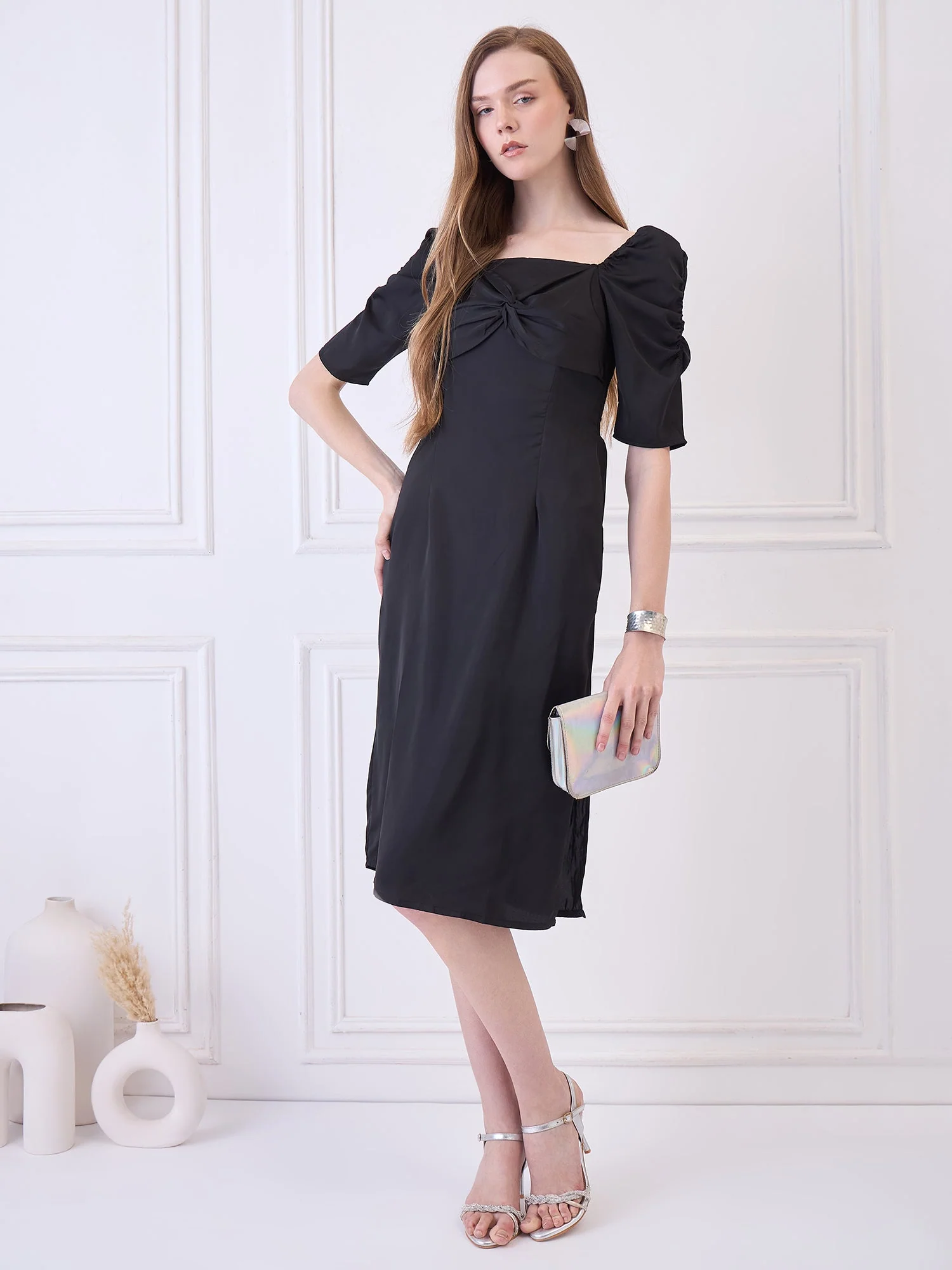 Flawless Latest Women's A-Line Party With Side Slit Dress | ALICE - Image 6