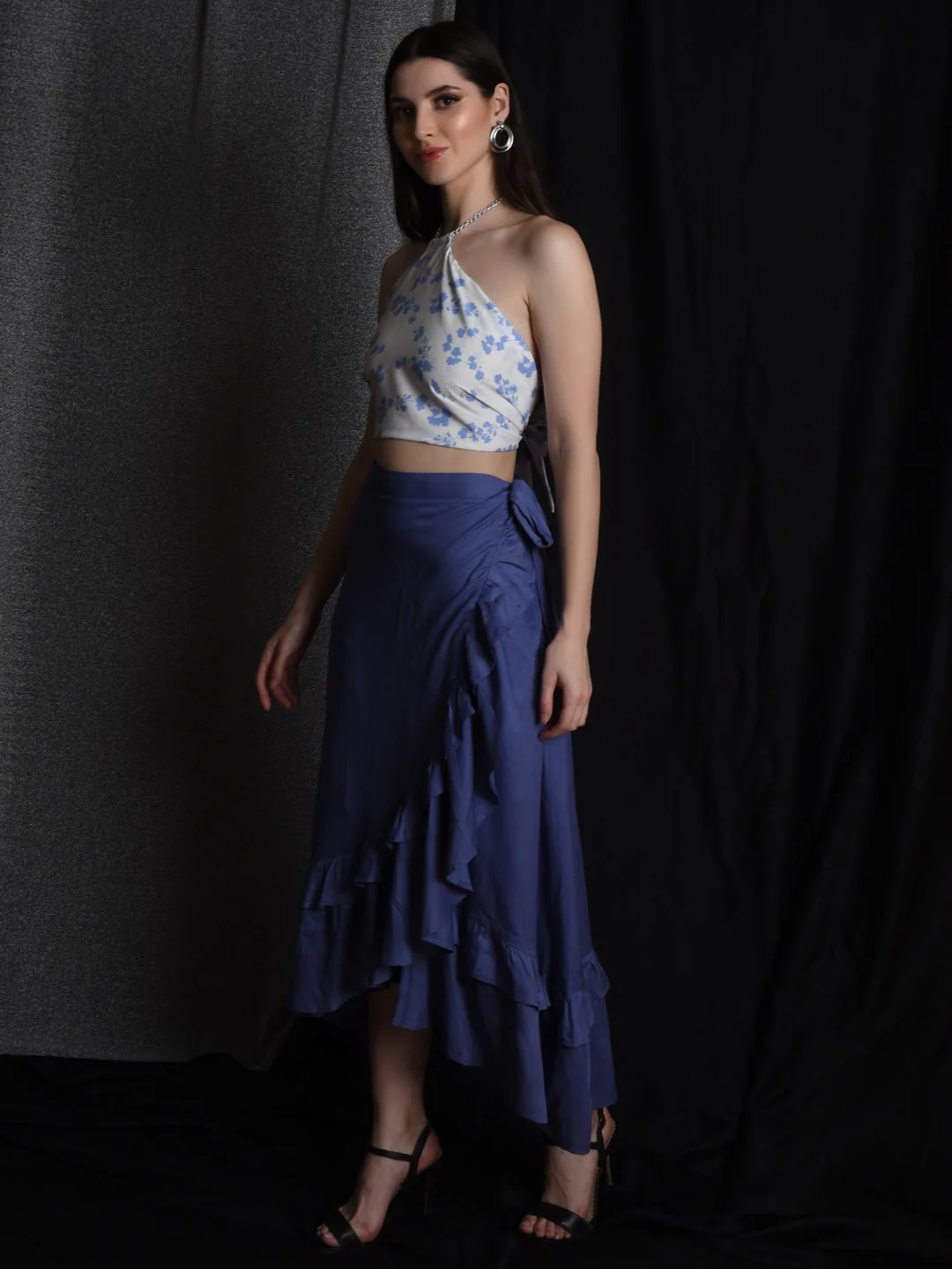 Flawless Women's Lavender Tie Knot Skirt | NAOMI - Image 3