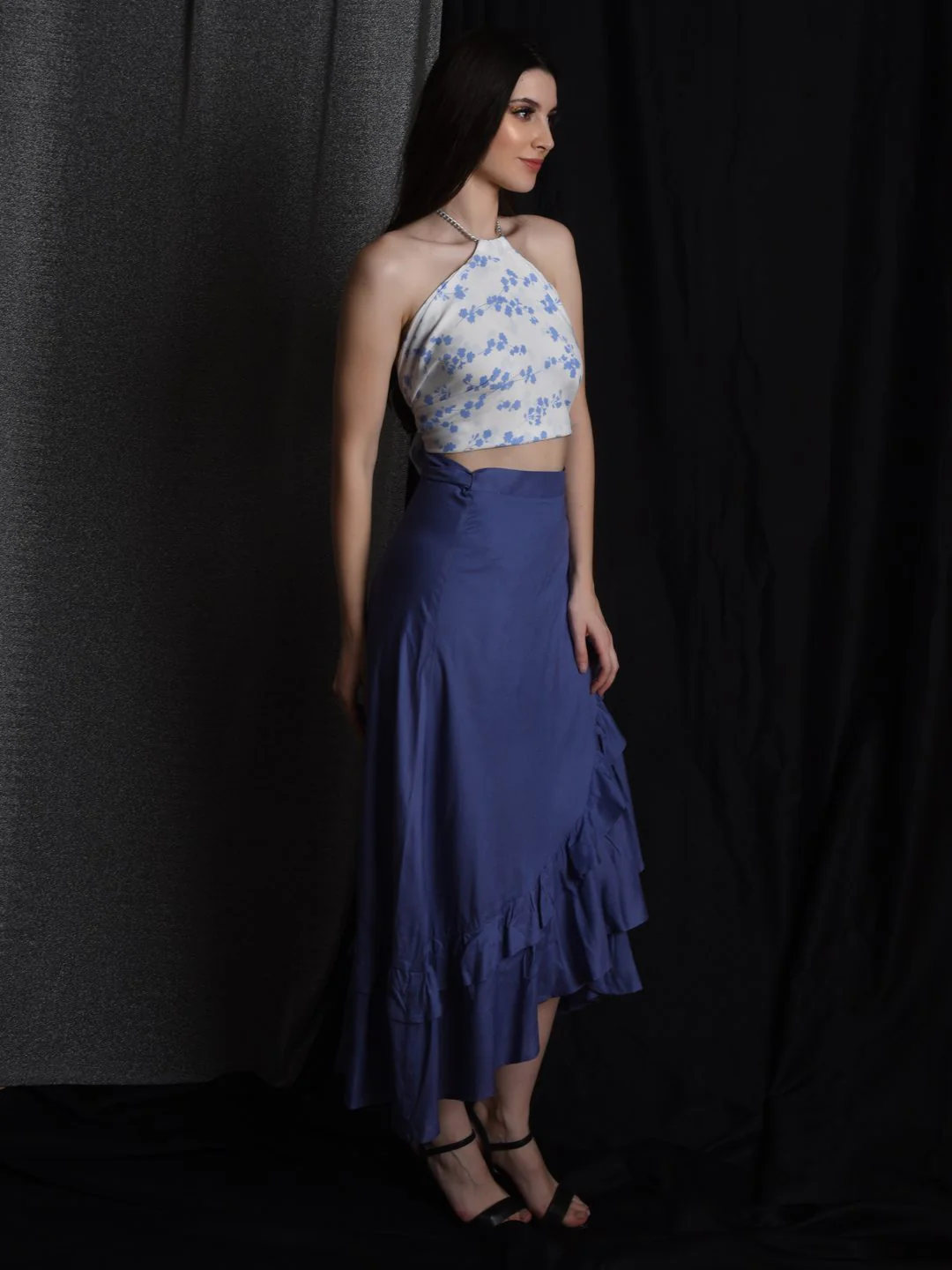 Flawless Women's Lavender Tie Knot Skirt | NAOMI - Image 5