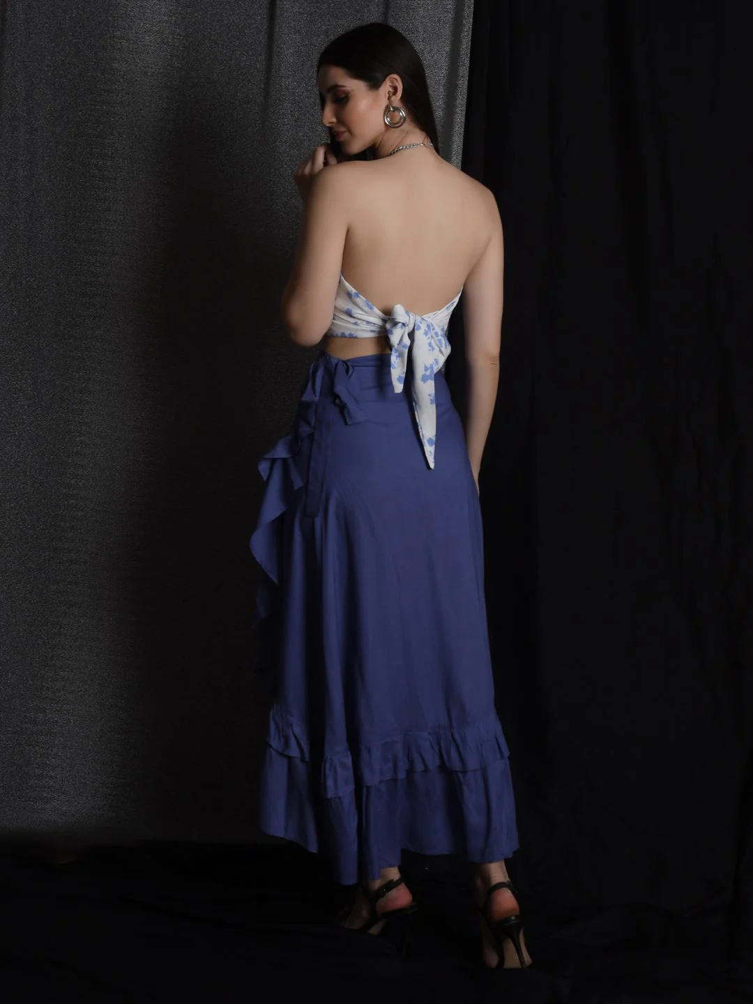 Flawless Women's Lavender Tie Knot Skirt | NAOMI - Image 6